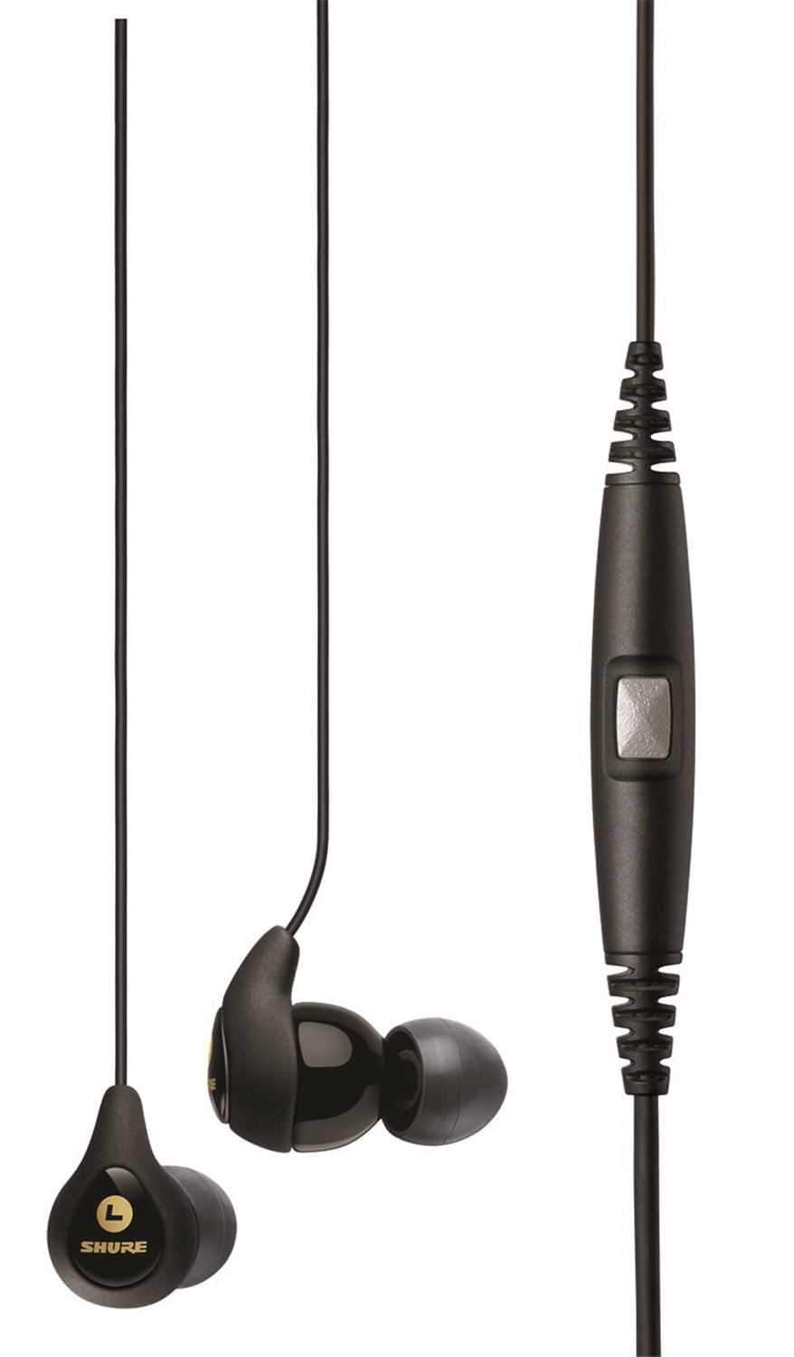 Shure SE115MPLUSK Snd Isolating Headset with Mic-Rmte - PSSL ProSound and Stage Lighting