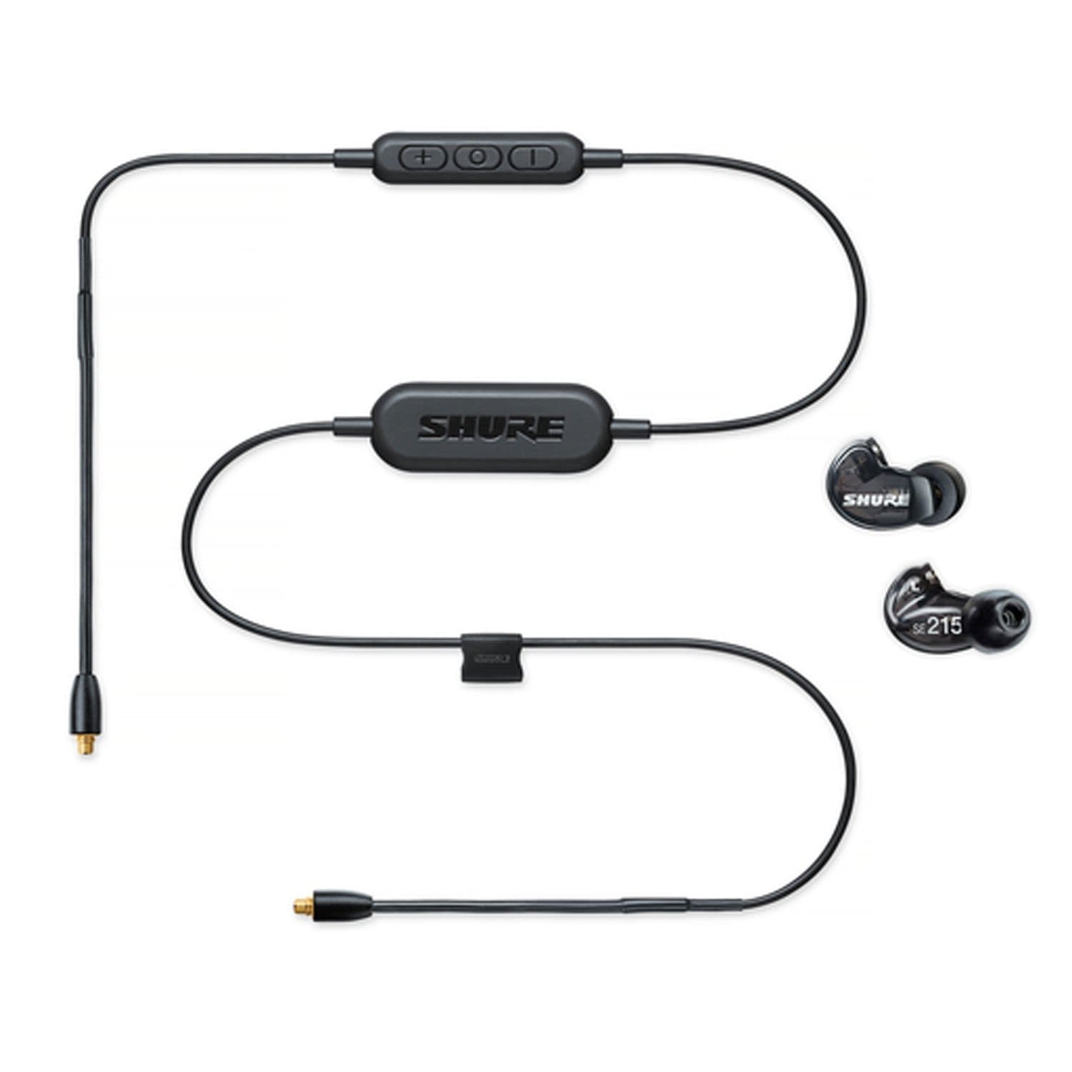 Shure SE215 Black Wireless Earphones with Bluetooth - PSSL ProSound and Stage Lighting