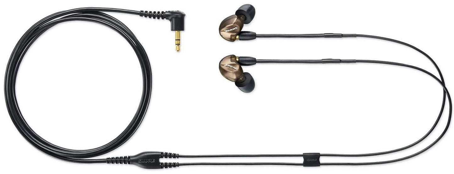 Shure SE535-V Metallic Bronze Triple Driver Earphones - PSSL ProSound and Stage Lighting