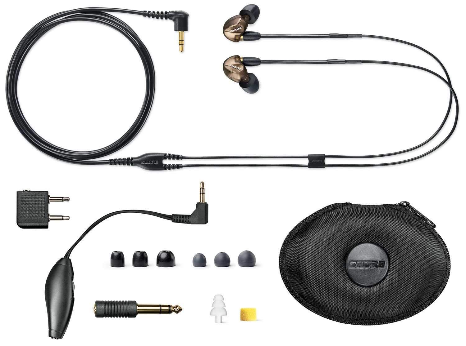 Shure SE535-V Metallic Bronze Triple Driver Earphones - PSSL ProSound and Stage Lighting