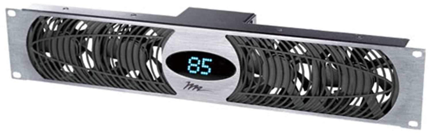 Mid Atlantic UQFP4DRC Quiet Fan Panel / Silver - PSSL ProSound and Stage Lighting