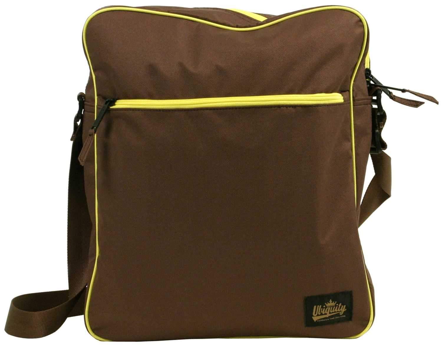 Ubiquity Selector Bag DJ Laptop & LP Bag - Brown - PSSL ProSound and Stage Lighting