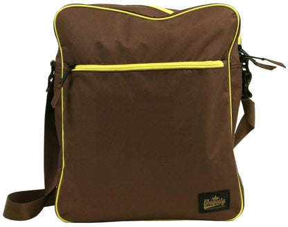 Ubiquity Selector Bag DJ Laptop & LP Bag - Brown - PSSL ProSound and Stage Lighting