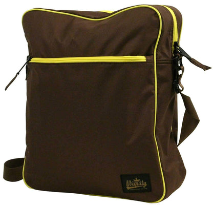 Ubiquity Selector Bag DJ Laptop & LP Bag - Brown - PSSL ProSound and Stage Lighting