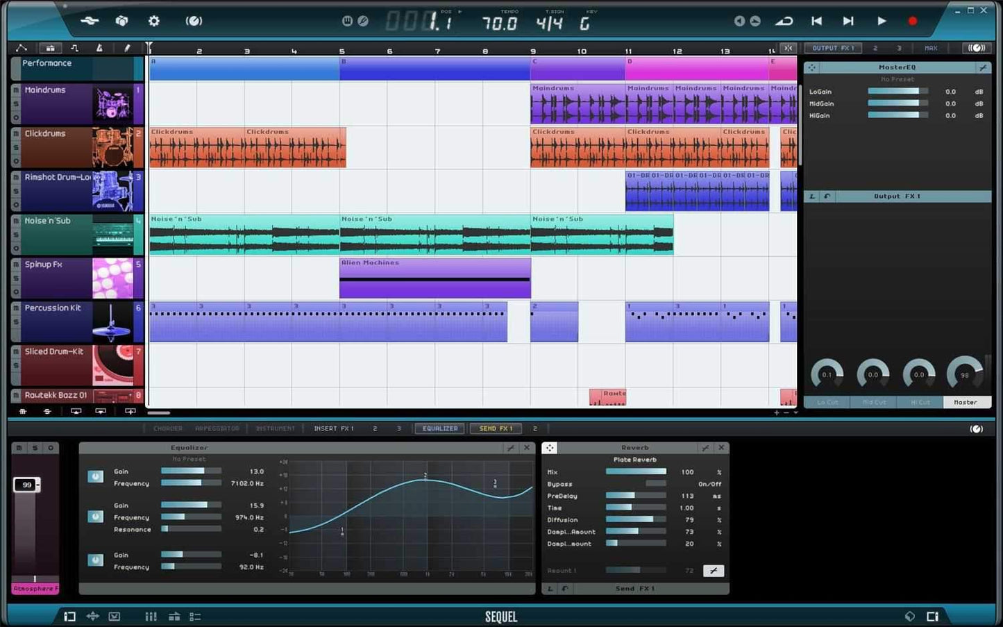 Steinberg Sequel 3 Music Creation Software Sample - PSSL ProSound and Stage Lighting