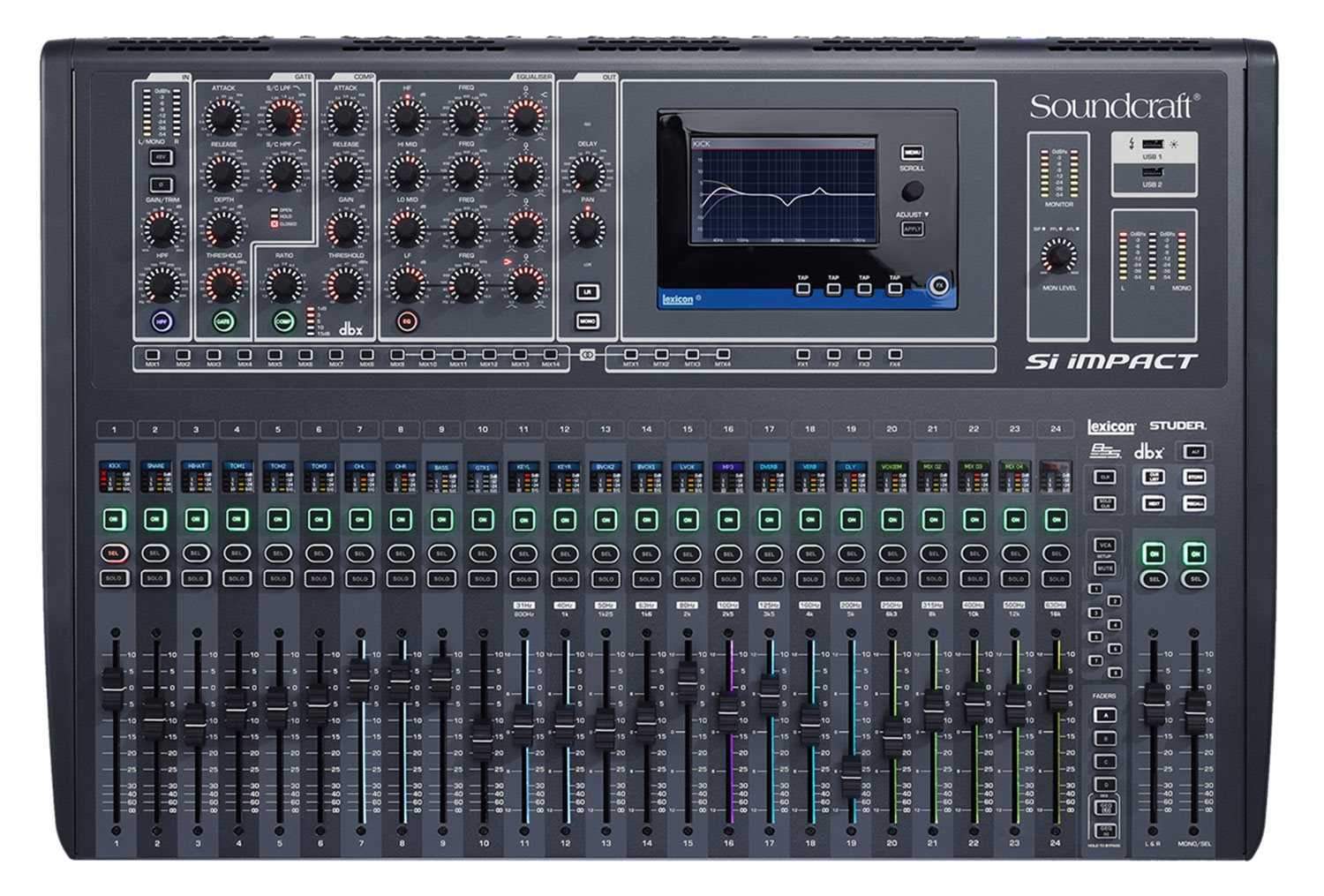 Soundcraft ミキサー Soundcraft SI Impact 32-Input Digital Mixer – Solotech