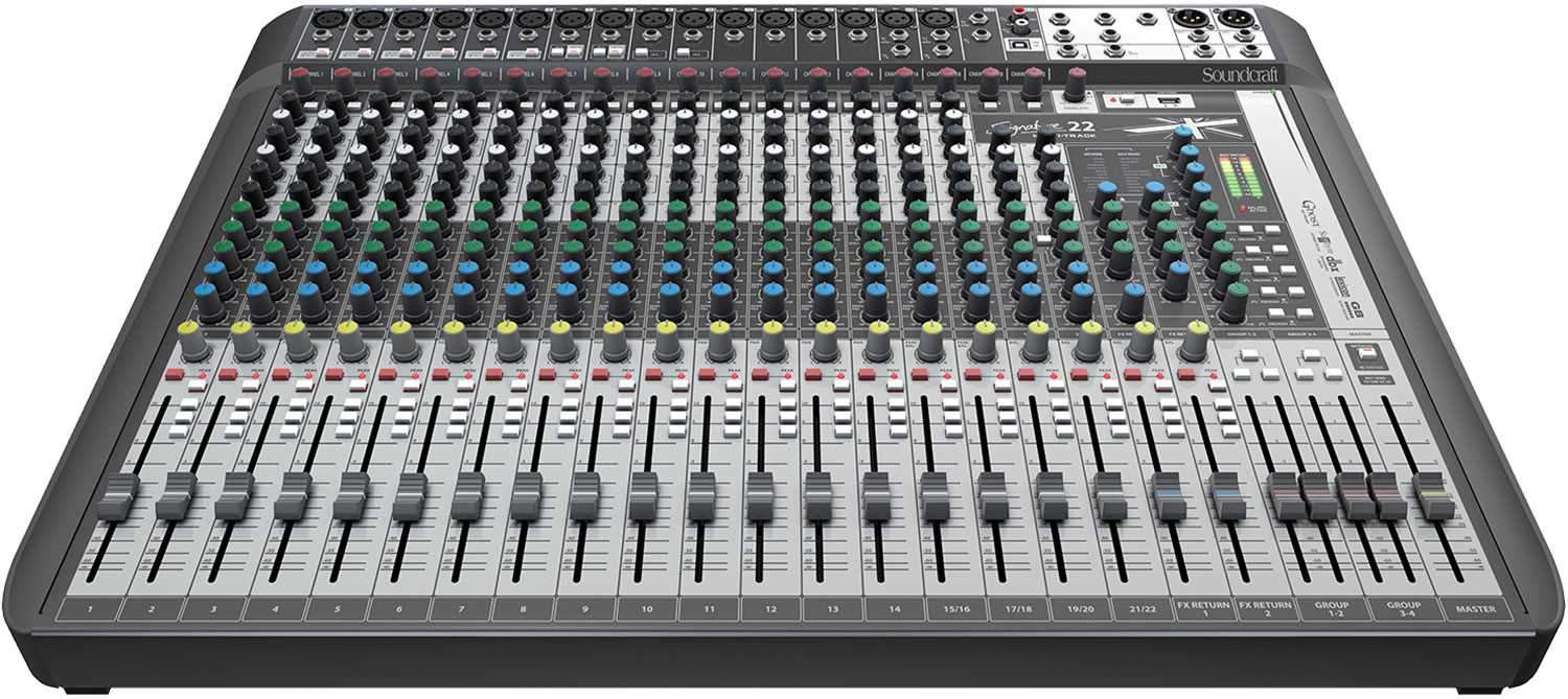 Soundcraft Signature 22MTK 22-Channel Analog Mixer – Solotech