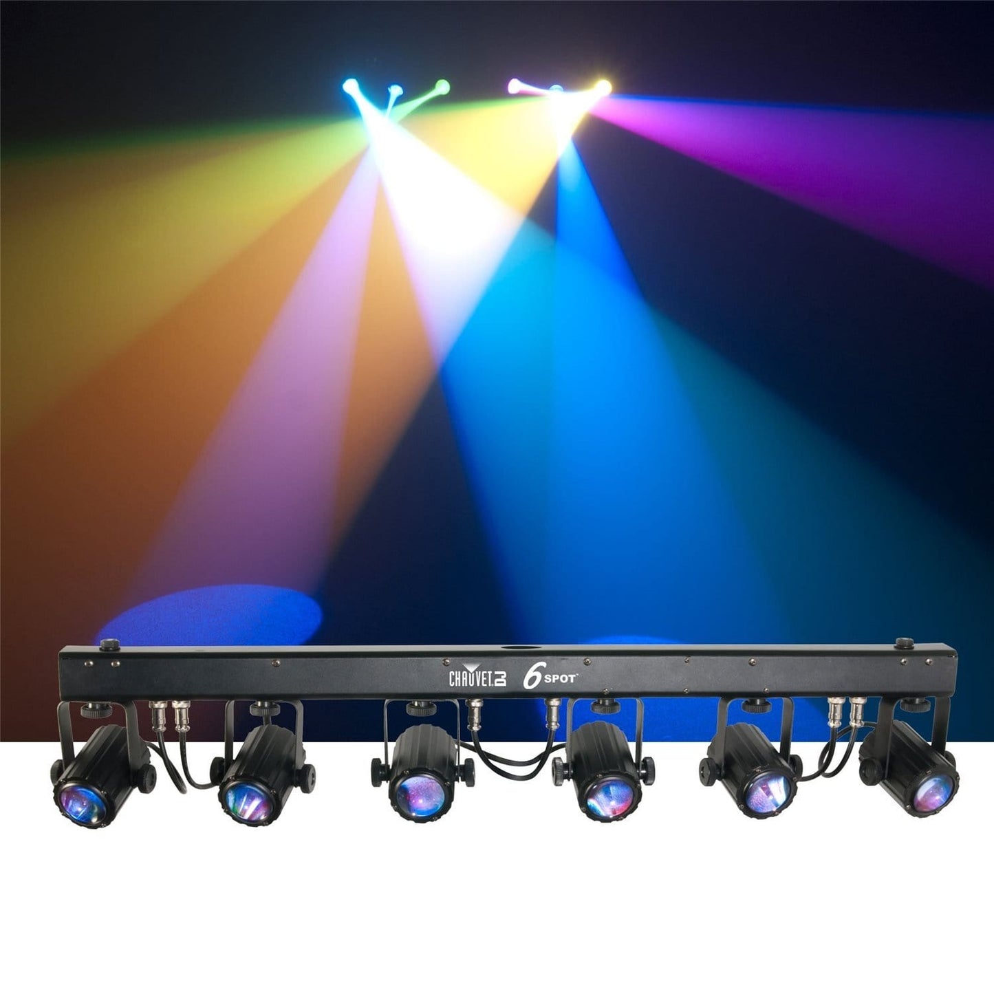 Chauvet 6SPOT RGB LED Spot Light Bar System with Bag - PSSL ProSound and Stage Lighting