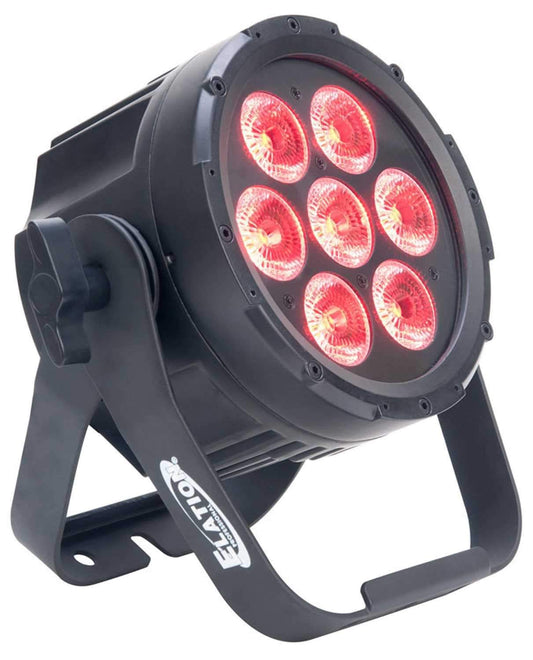 Elation SIXPAR 100 7x12w RGBAW Plus UV LED Wash Light - PSSL ProSound and Stage Lighting