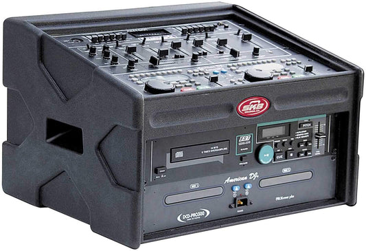 SKB 84DJ Station 8x4 DJ & Amp Rack Case with Cover - PSSL ProSound and Stage Lighting