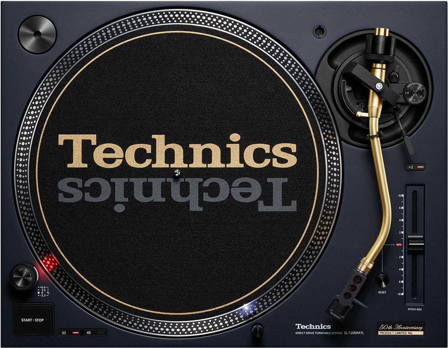 Limited Technics 50th Anniversary SL-1200MK7LPR (Blue) - PSSL ProSound and Stage Lighting