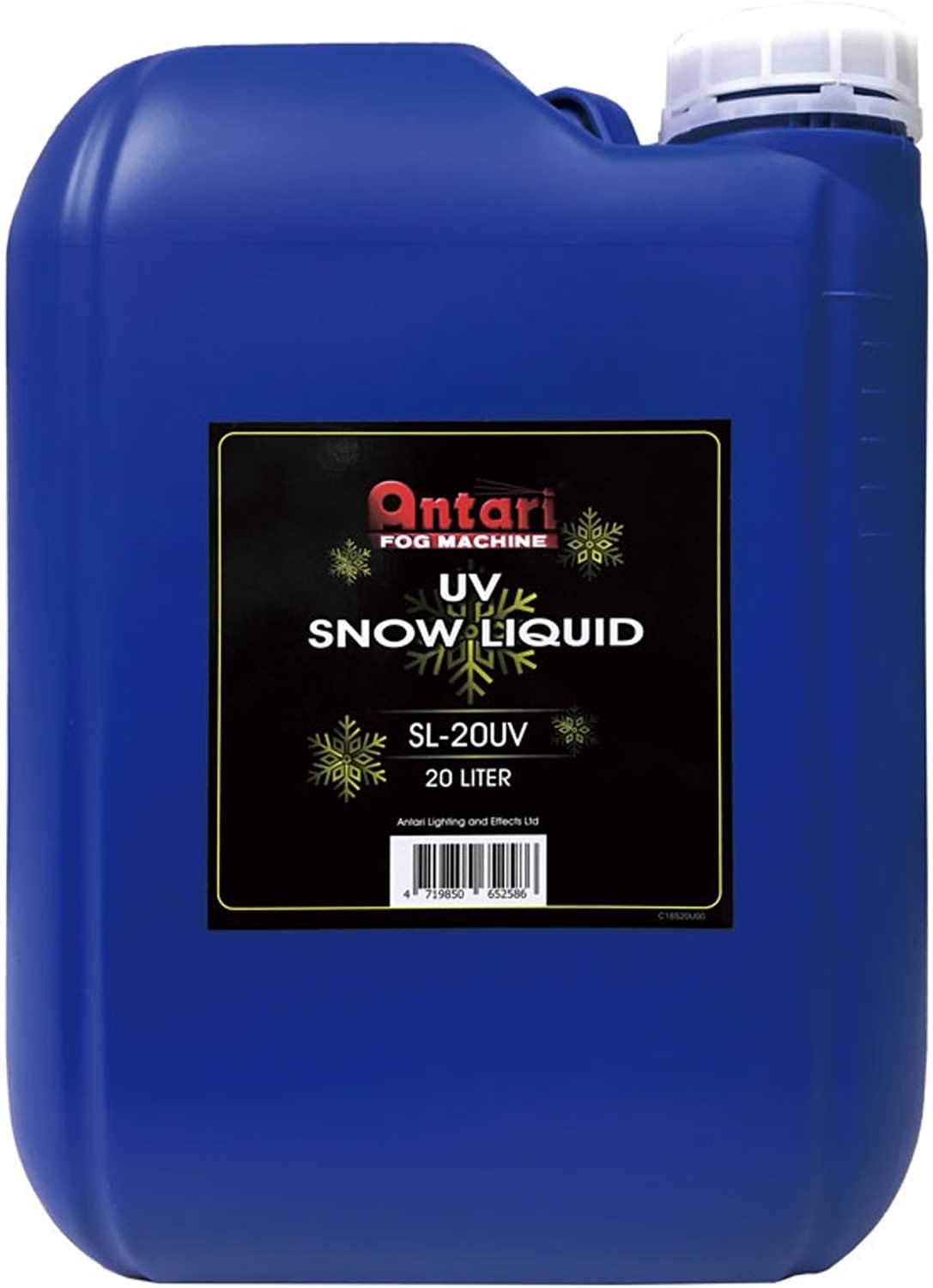 Antari SL-20UV 20L UV Reflective Snow Fluid - PSSL ProSound and Stage Lighting