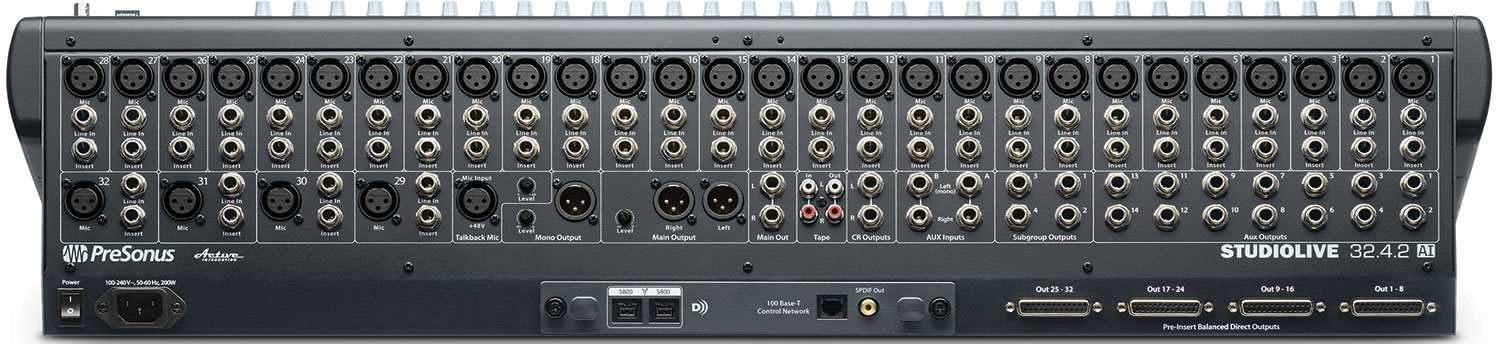 PreSonus StudioLive 32.4.2AI 32-Channel Digital Mixer - PSSL ProSound and Stage Lighting