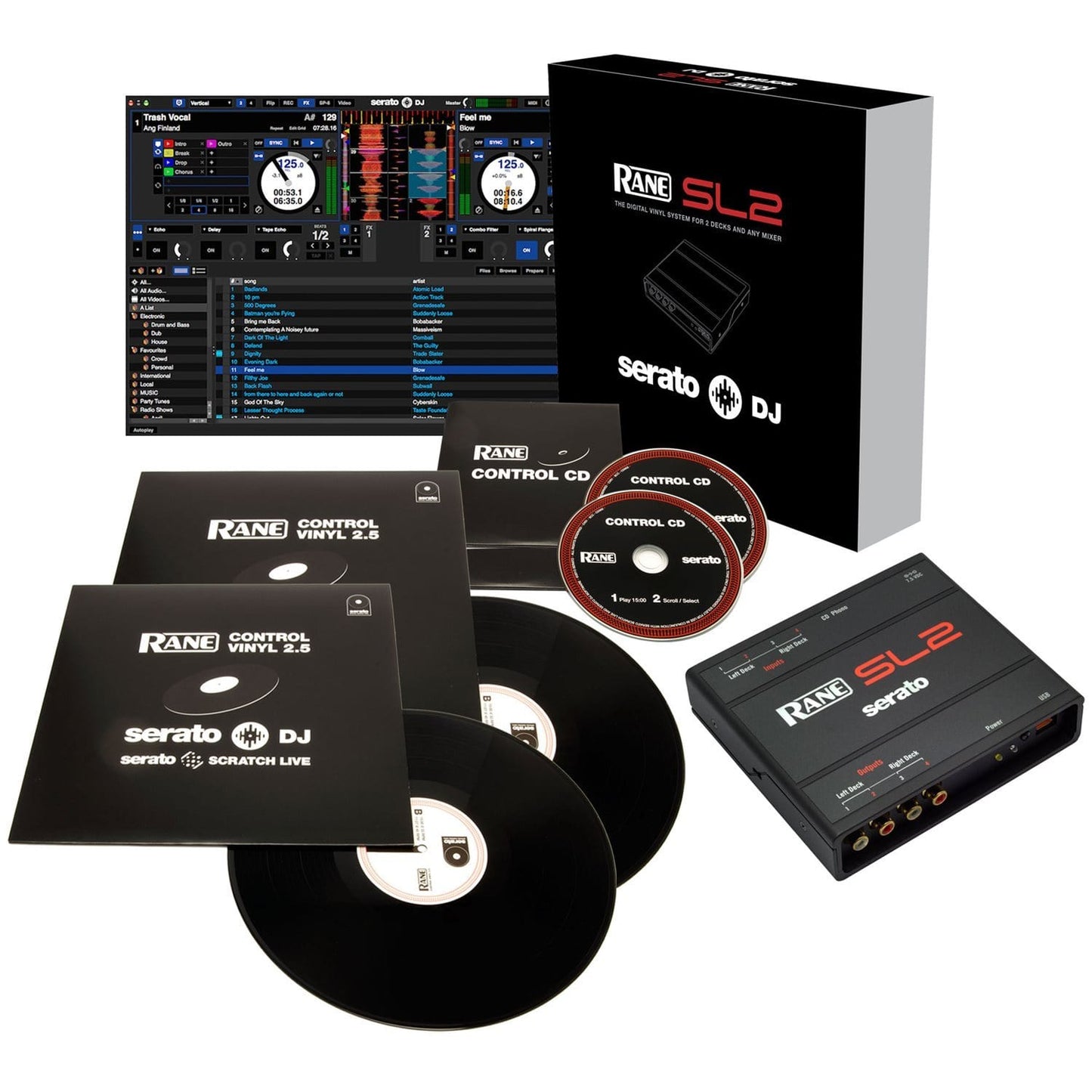 RANE SL2 USB DJ Interface for Serato - PSSL ProSound and Stage Lighting