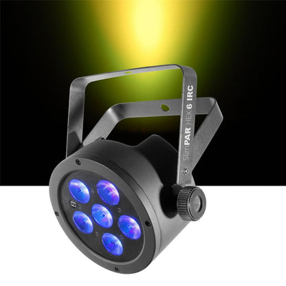 Chauvet SlimPAR HEX 6 IRC RGBAW Plus UV LED Wash Light - PSSL ProSound and Stage Lighting