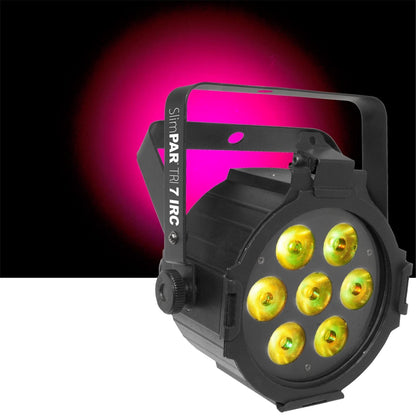 Chauvet SlimPAR Tri 7 IRC LED DMX Par Wash Light - PSSL ProSound and Stage Lighting