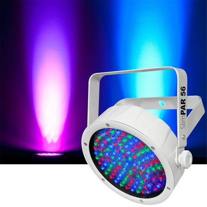 Chauvet SlimPAR 56 RGB LED Wash Light in White - PSSL ProSound and Stage Lighting