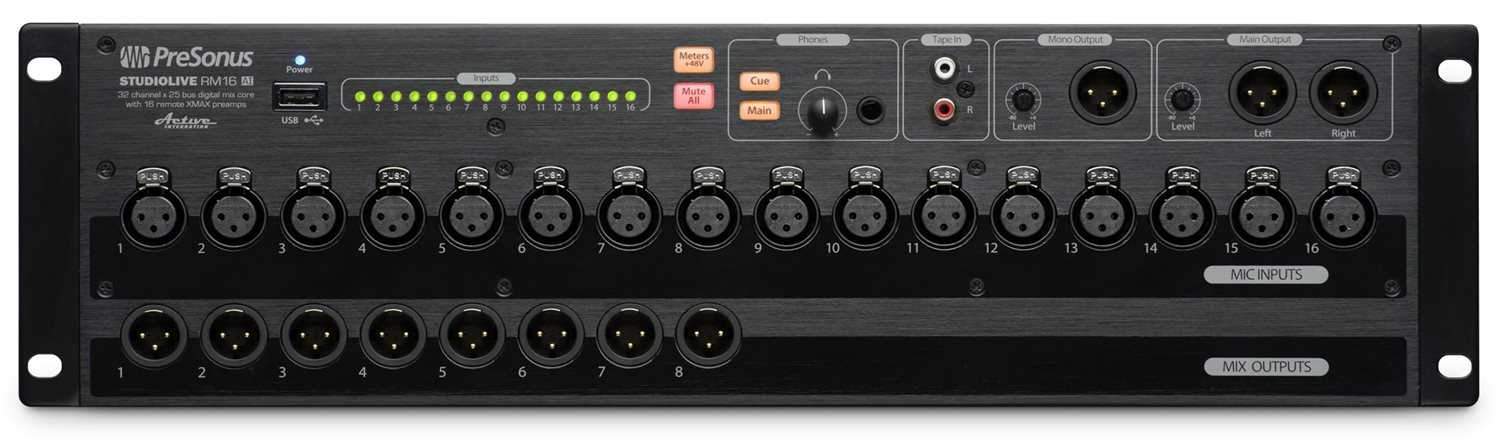 PreSonus StudioLive RM16AI Rackmount Digital Mixer - PSSL ProSound and Stage Lighting