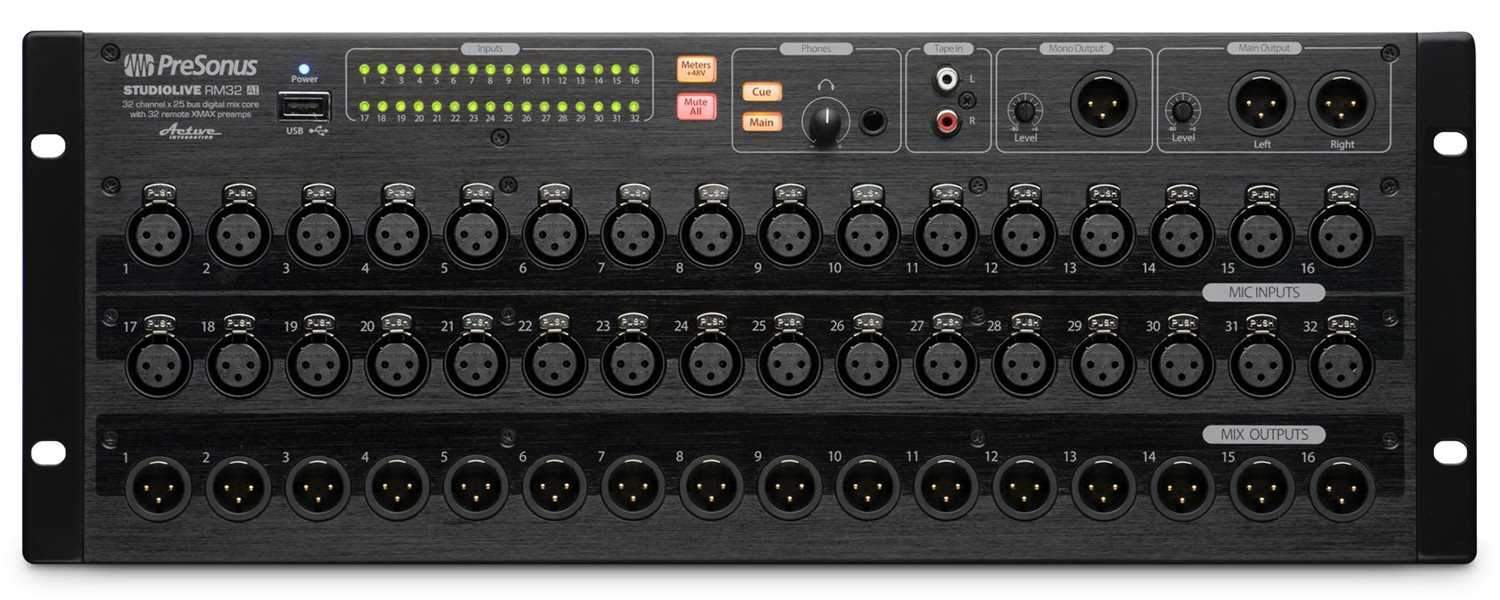 PreSonus RM32AI StudioLive 32-Channel Rackmount Digital Mixer