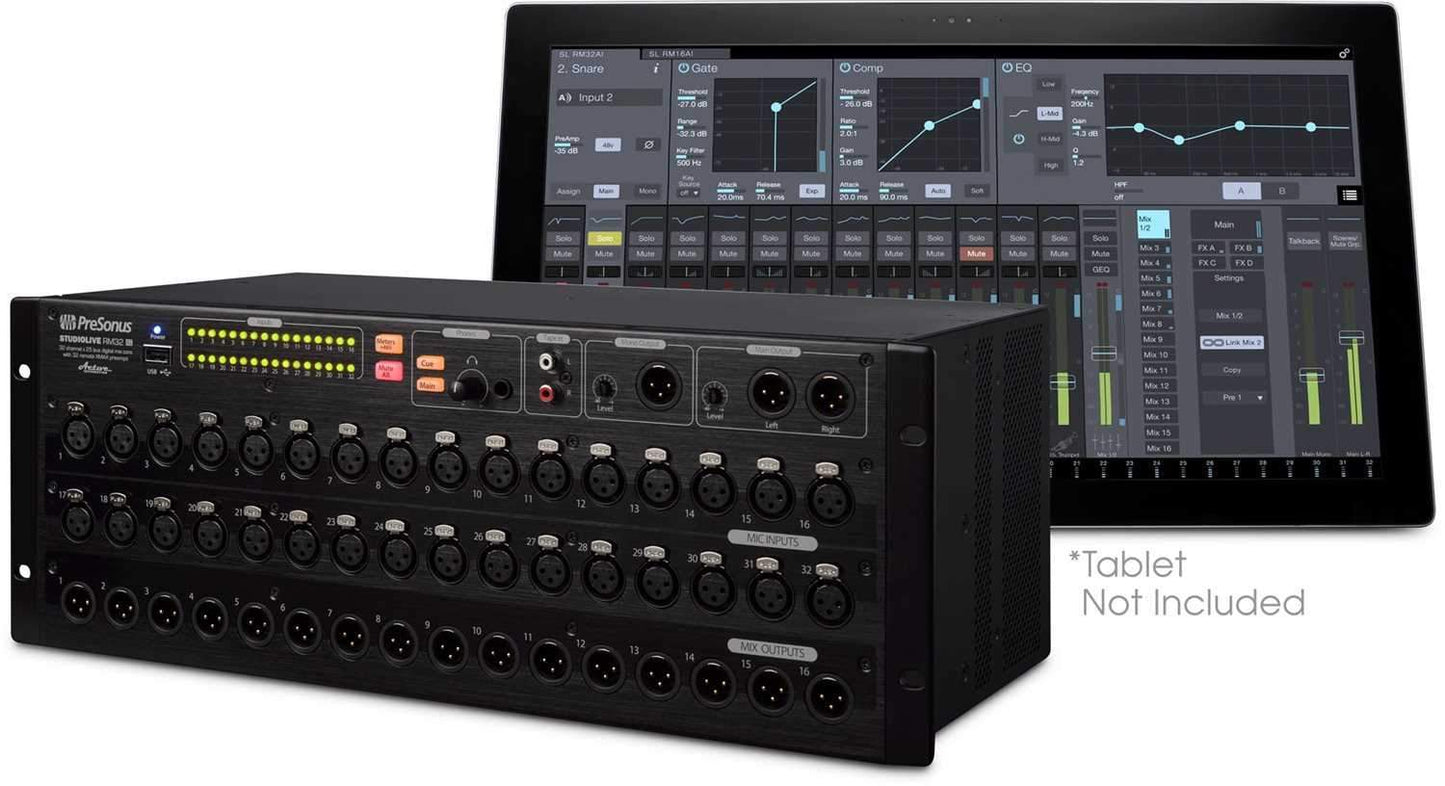 PreSonus RM32AI StudioLive 32-Channel Rackmount Digital Mixer - PSSL ProSound and Stage Lighting