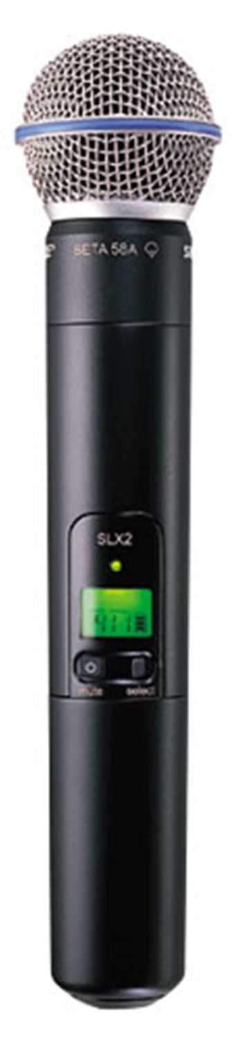 Shure SLX2BETA58 Handheld Transmitter with Beta58 Mic - PSSL ProSound and Stage Lighting