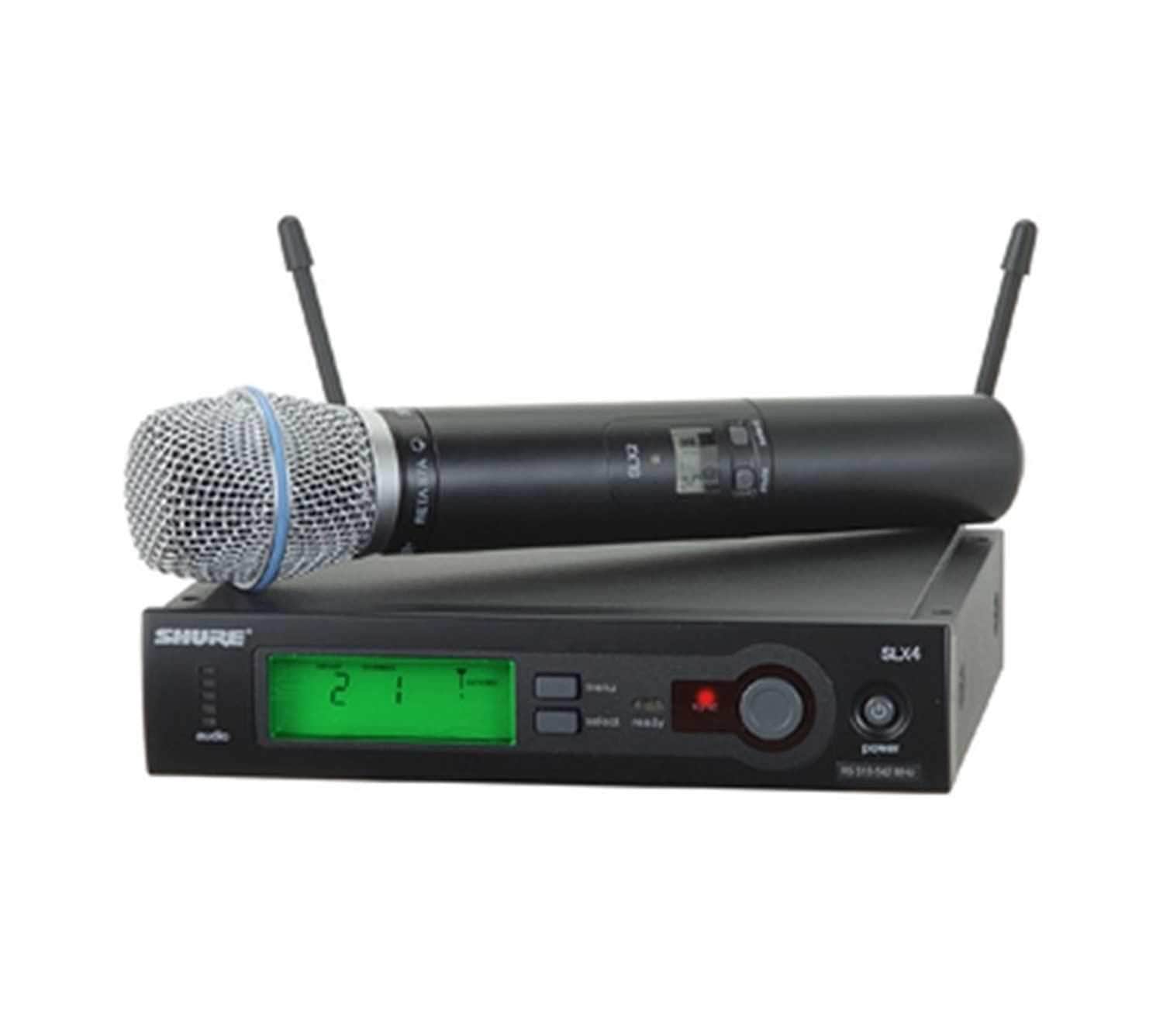 Shure SLX24BETA87A Handheld Mic System Beta87A G4 - PSSL ProSound and Stage Lighting