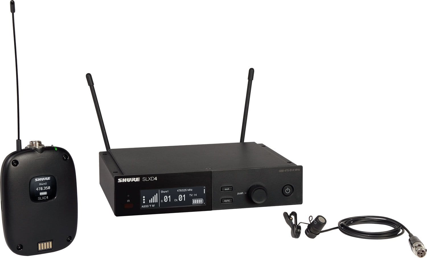 Shure SLXD14/98H-G58 Combo System with Beta 98H/C Lavalier