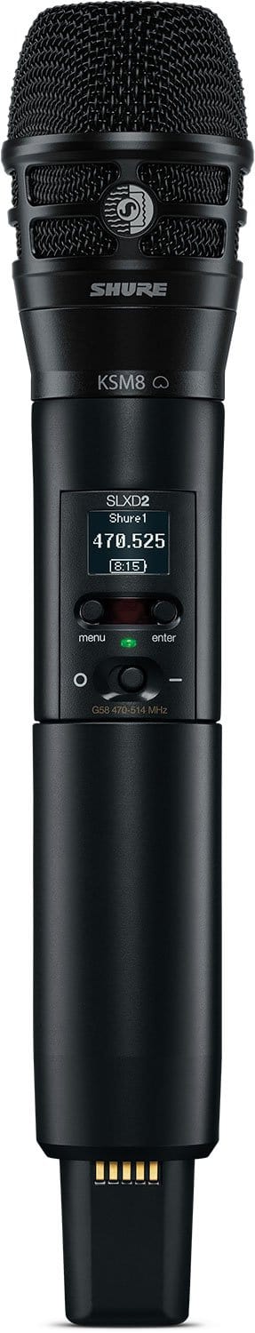 Shure SLXD2/K8B G58 Handheld Transmitter With KSM8 Capsule - PSSL ProSound and Stage Lighting