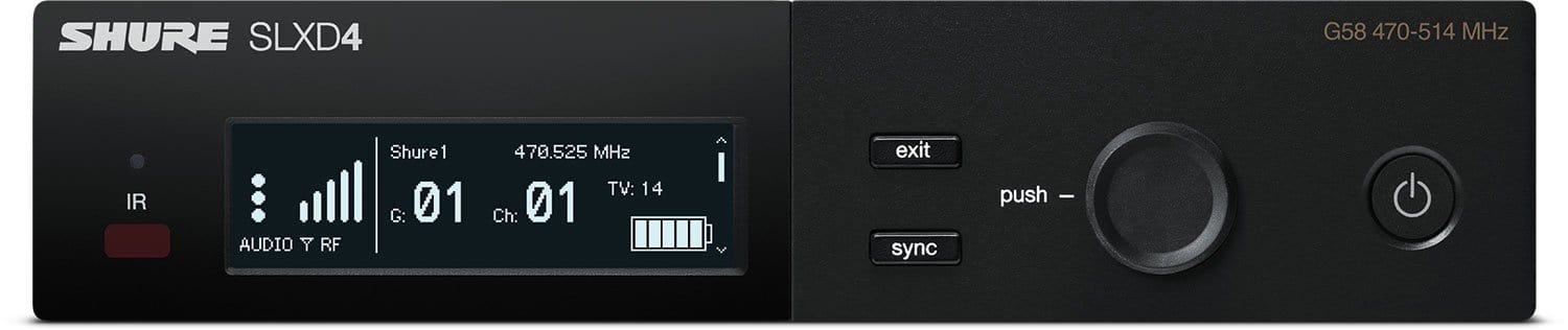 Shure SLXD14-J52 Combo System With SLXD1 & SLXD4 - PSSL ProSound and Stage Lighting