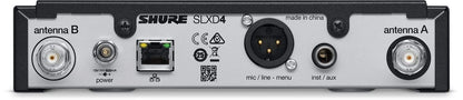 Shure SLXD4 Digital Wireless Receiver (G58 Band) - PSSL ProSound and Stage Lighting