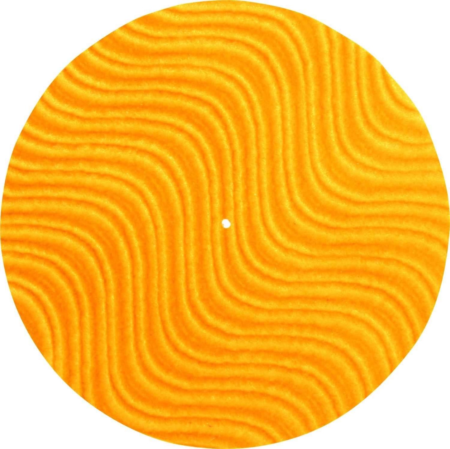 Ultrasound Orange Velvet Swirl Slipmat (Pair) - PSSL ProSound and Stage Lighting