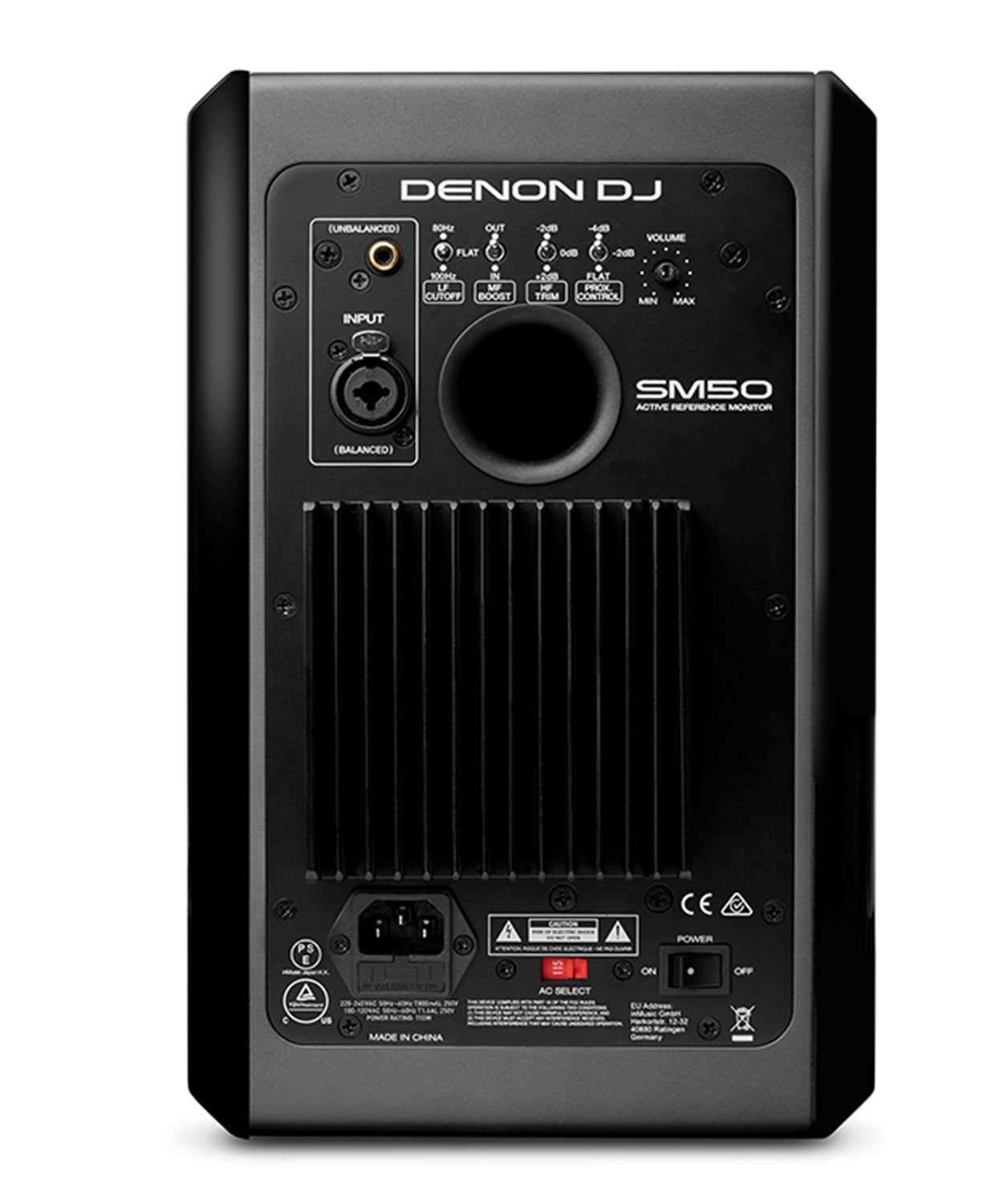 Denon DJ SM50 Powered 5-Inch Studio Reference Monitor - PSSL ProSound and Stage Lighting