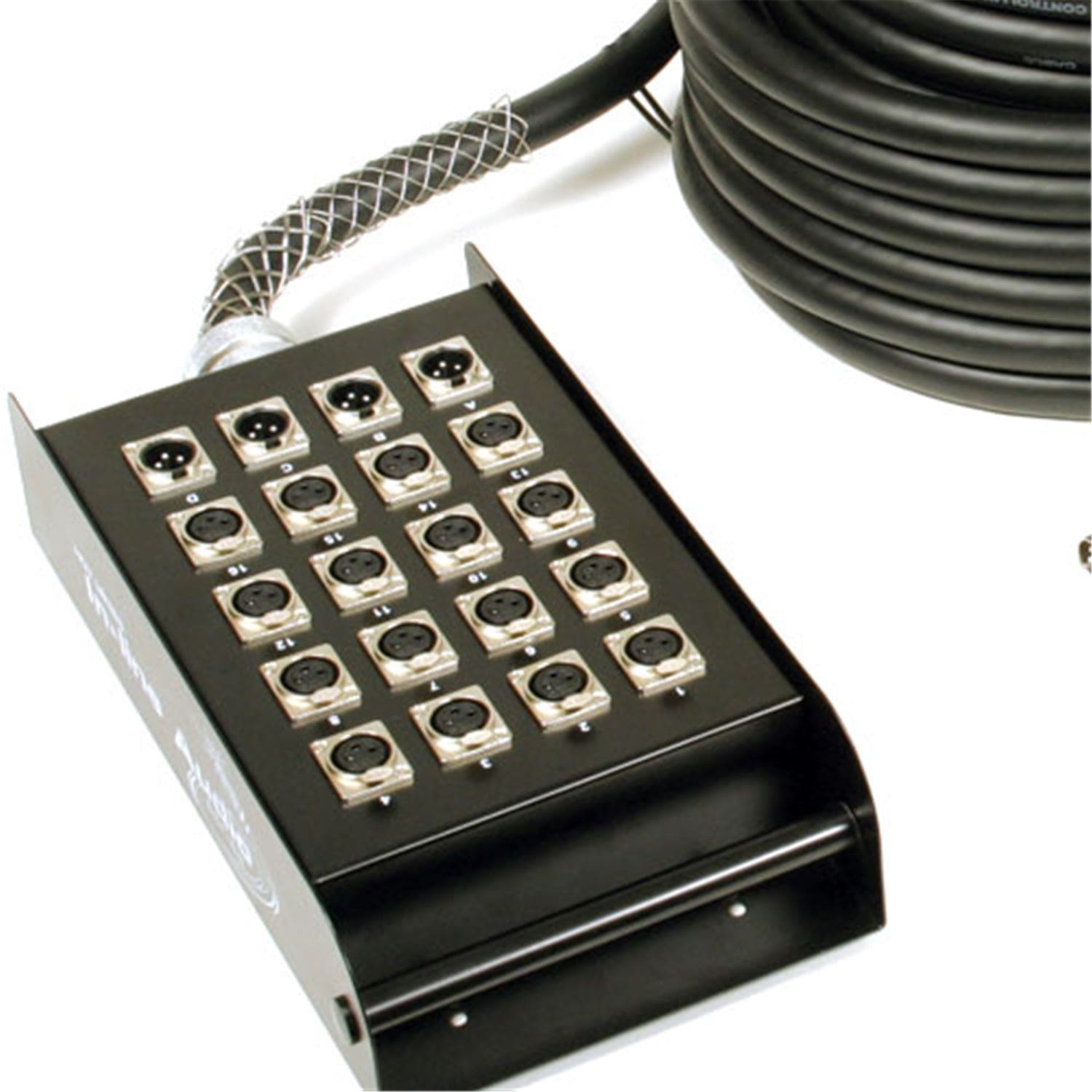 On-Stage SNK164100 20 Channel 100 Ft XLR Cable Snake - PSSL ProSound and Stage Lighting