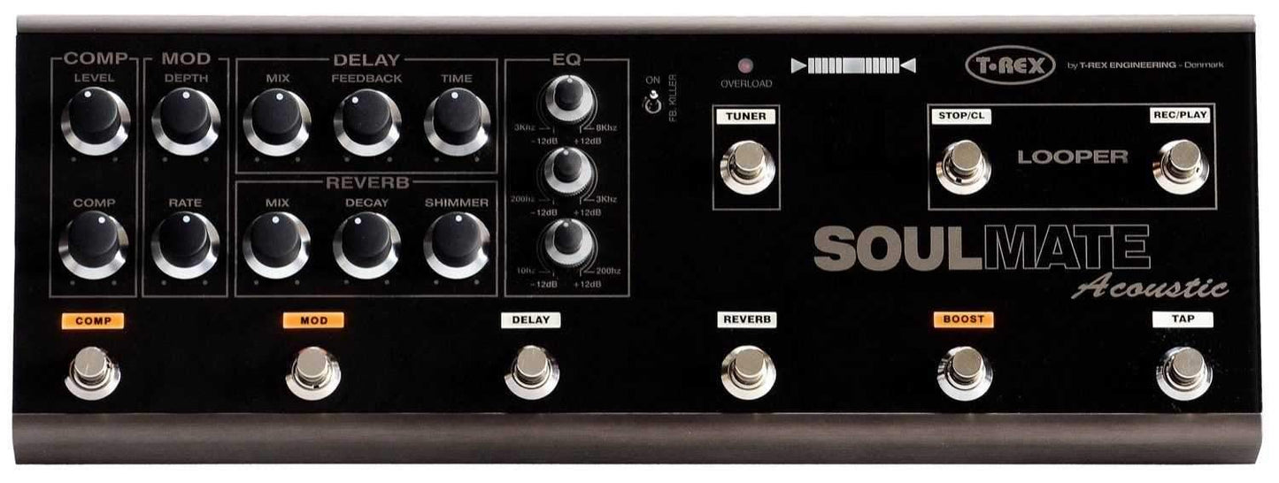 T-REX SoulMate Acoustic Multi-Effects Pedal - PSSL ProSound and Stage Lighting