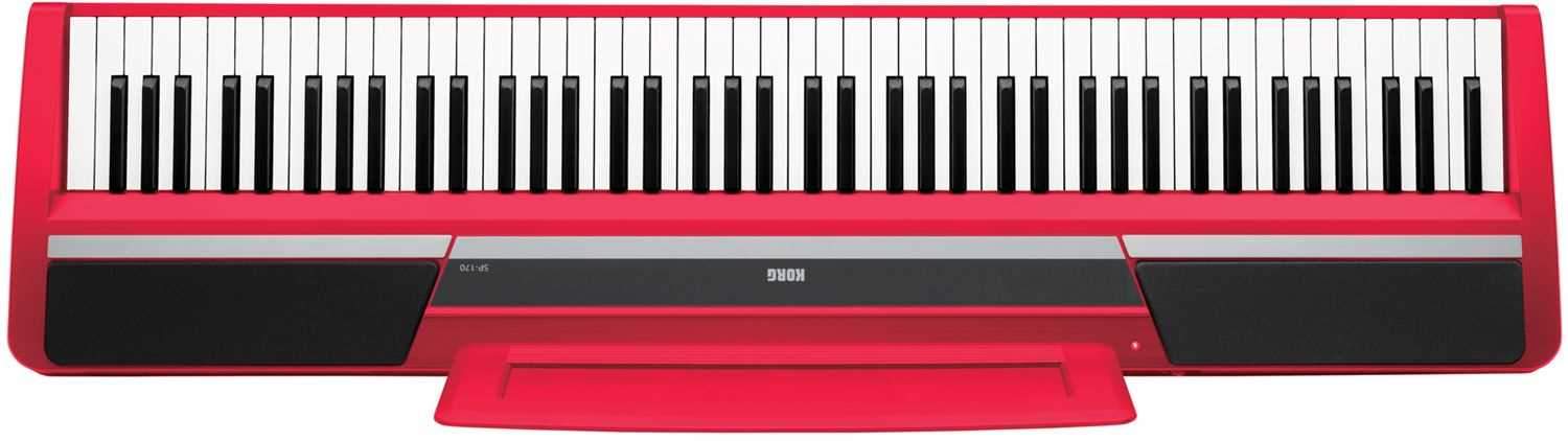 Korg SP-170SRD 88-Key Digital Piano - Red Finish - PSSL ProSound and Stage Lighting