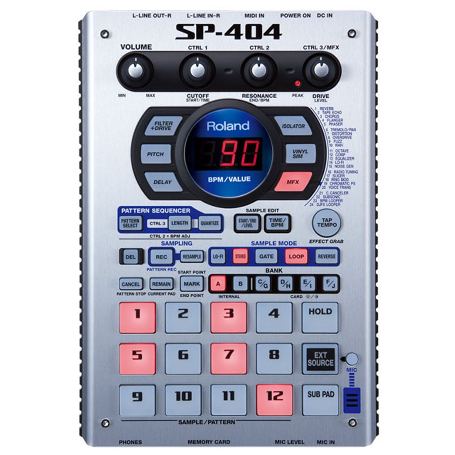 Roland SP-404 Sampling Workstation With FX - PSSL ProSound and Stage Lighting