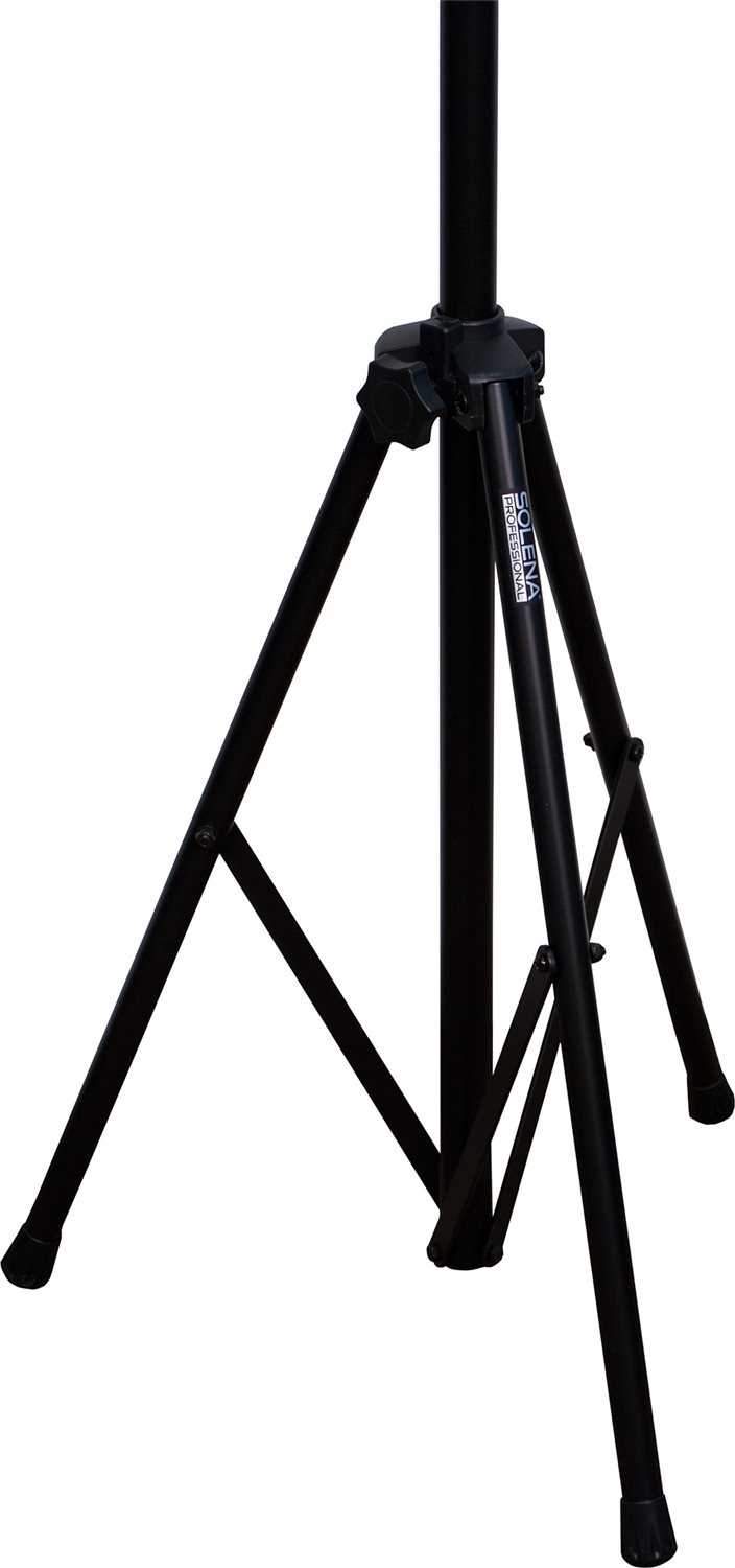 Solena LS-100 Tripod Lighting Stand with Cross Bar - PSSL ProSound and Stage Lighting