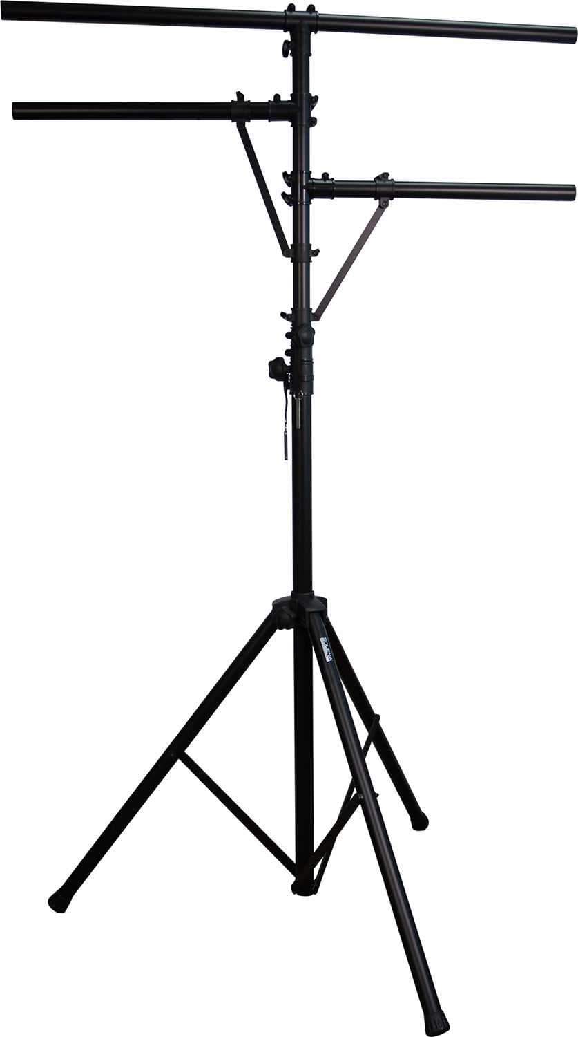 Solena LS-200 Tripod Lighting Stand with Dual Crossbars - PSSL ProSound and Stage Lighting