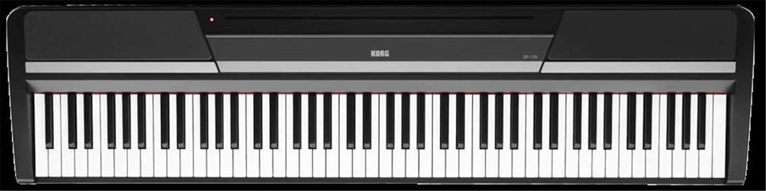 Korg SP170WH 88 Key Portable Digital Piano - Black - PSSL ProSound and Stage Lighting