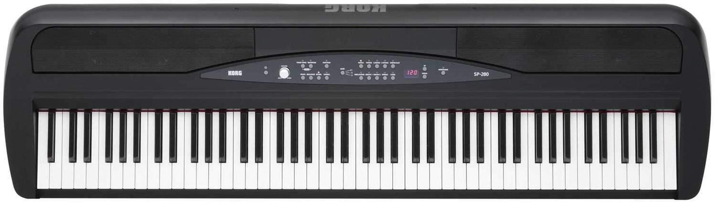 Korg SP280BK 88 Key Digital Piano Black - PSSL ProSound and Stage Lighting