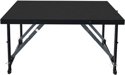 Staging 101 SP4FT1624IW 4'x4' Industrial Stage Panel 16"-24" High with Wheels - PSSL ProSound and Stage Lighting