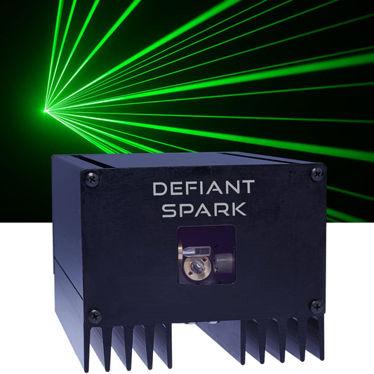 X-Laser Defiant Spark 1W Green Class 4 Laser - PSSL ProSound and Stage Lighting