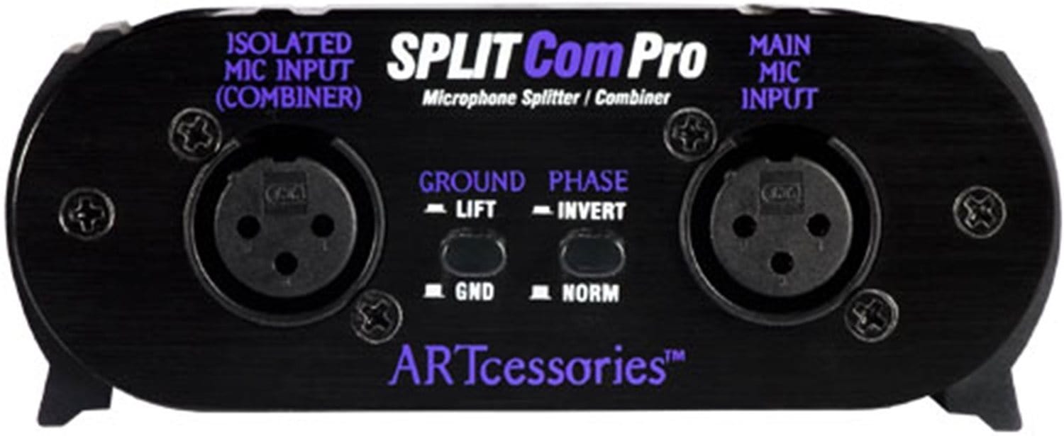 ART SPLITCOMPRO 2-Way Mic Splitter & Combiner - PSSL ProSound and Stage Lighting