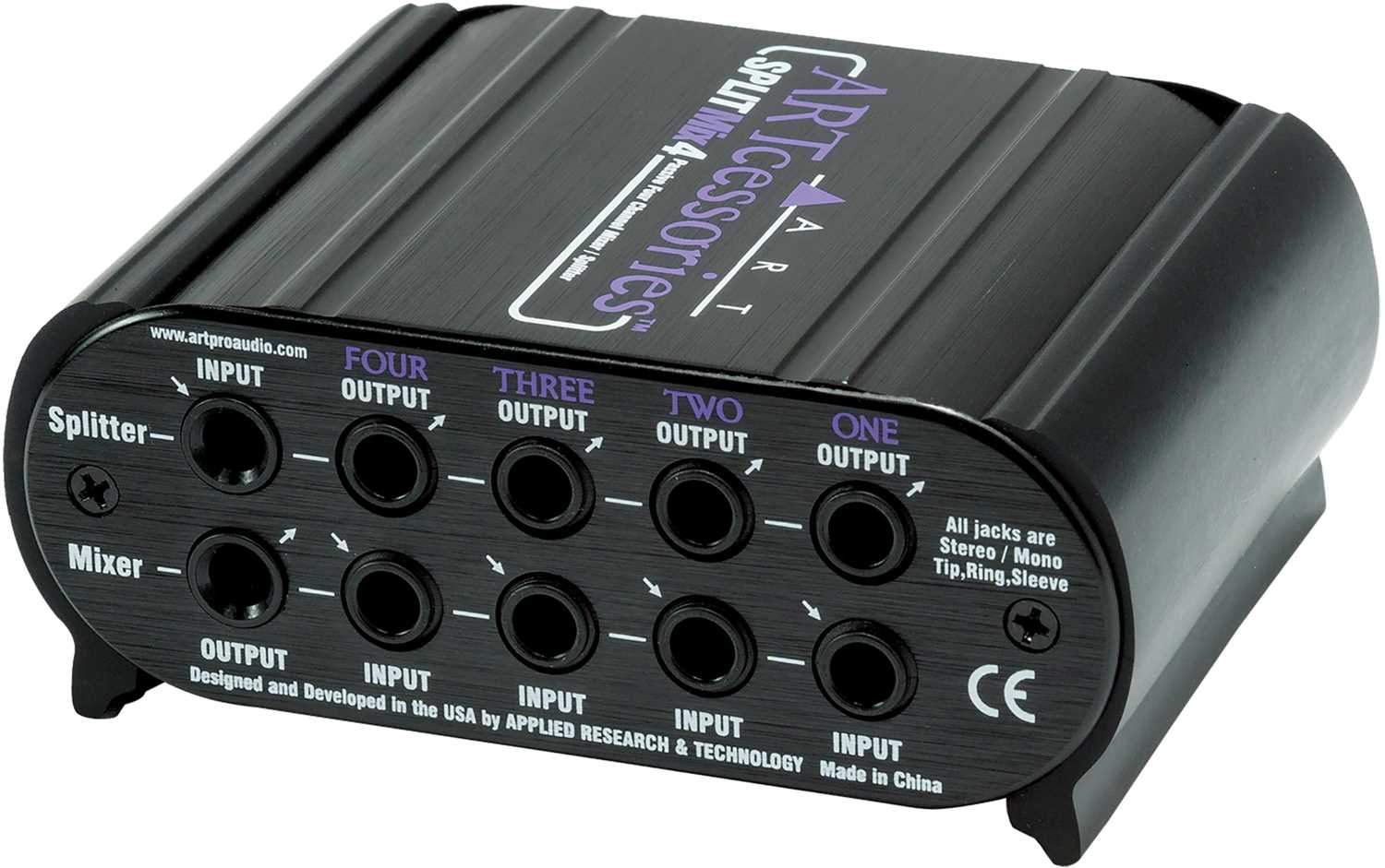 ART SPLITMIX4 Passive 4-Channel Splitter Mixer - PSSL ProSound and Stage Lighting