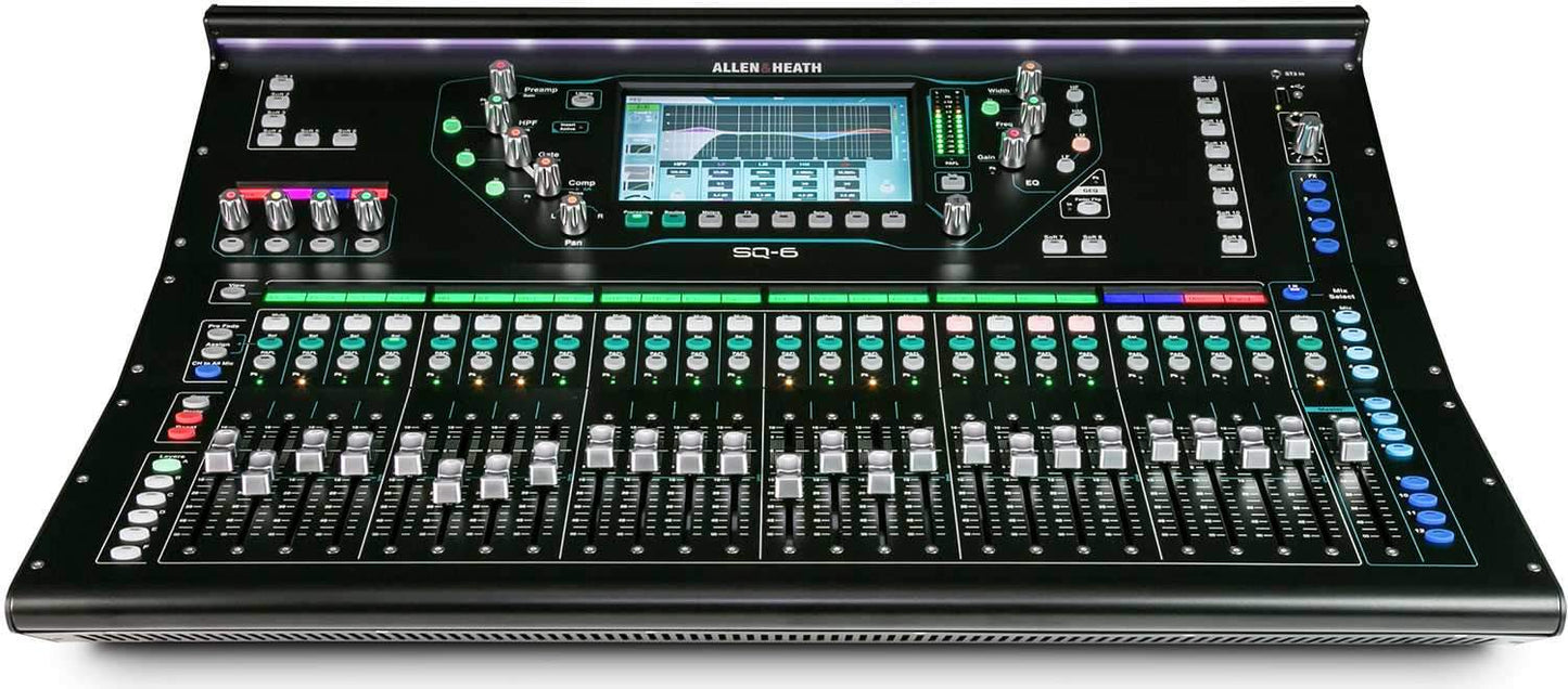 Allen & Heath SQ-6 48-Channel Digital Mixer with 25 Faders - PSSL ProSound and Stage Lighting