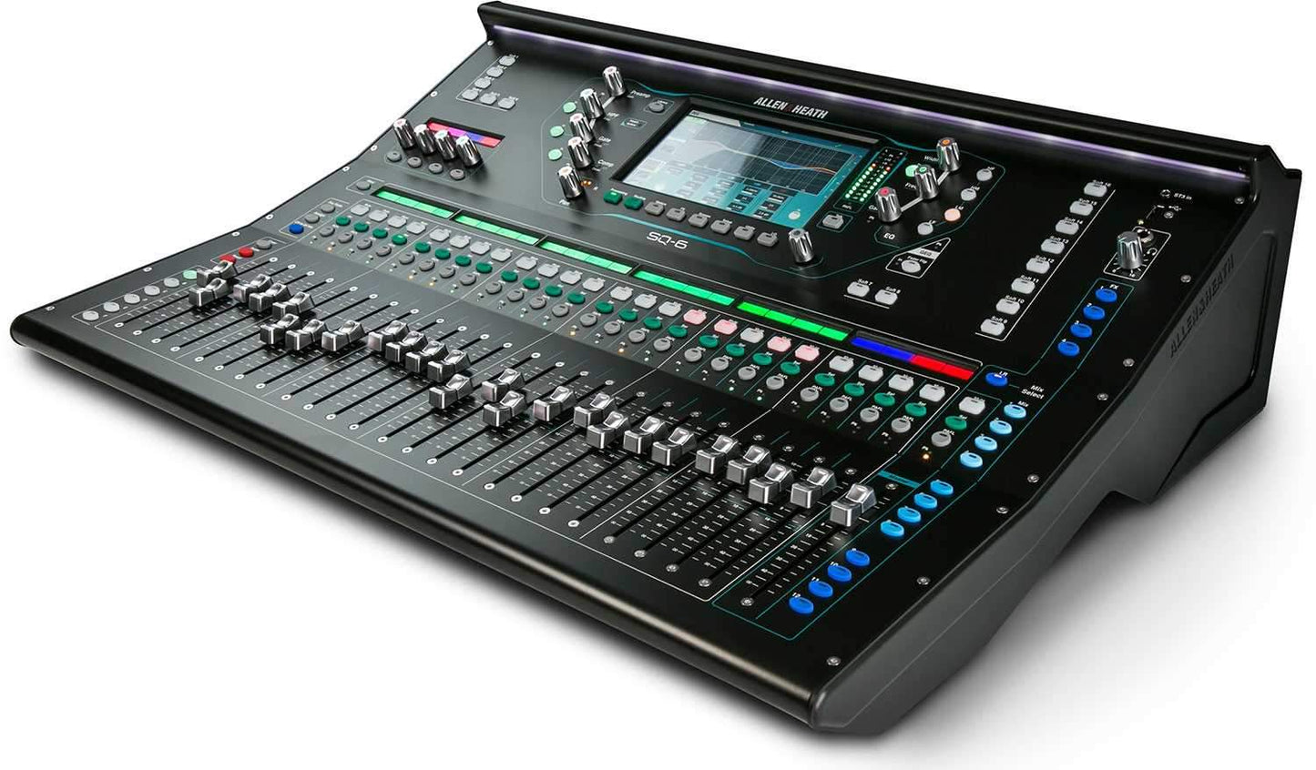 Allen & Heath SQ-6 48-Channel Digital Mixer with 25 Faders - PSSL ProSound and Stage Lighting