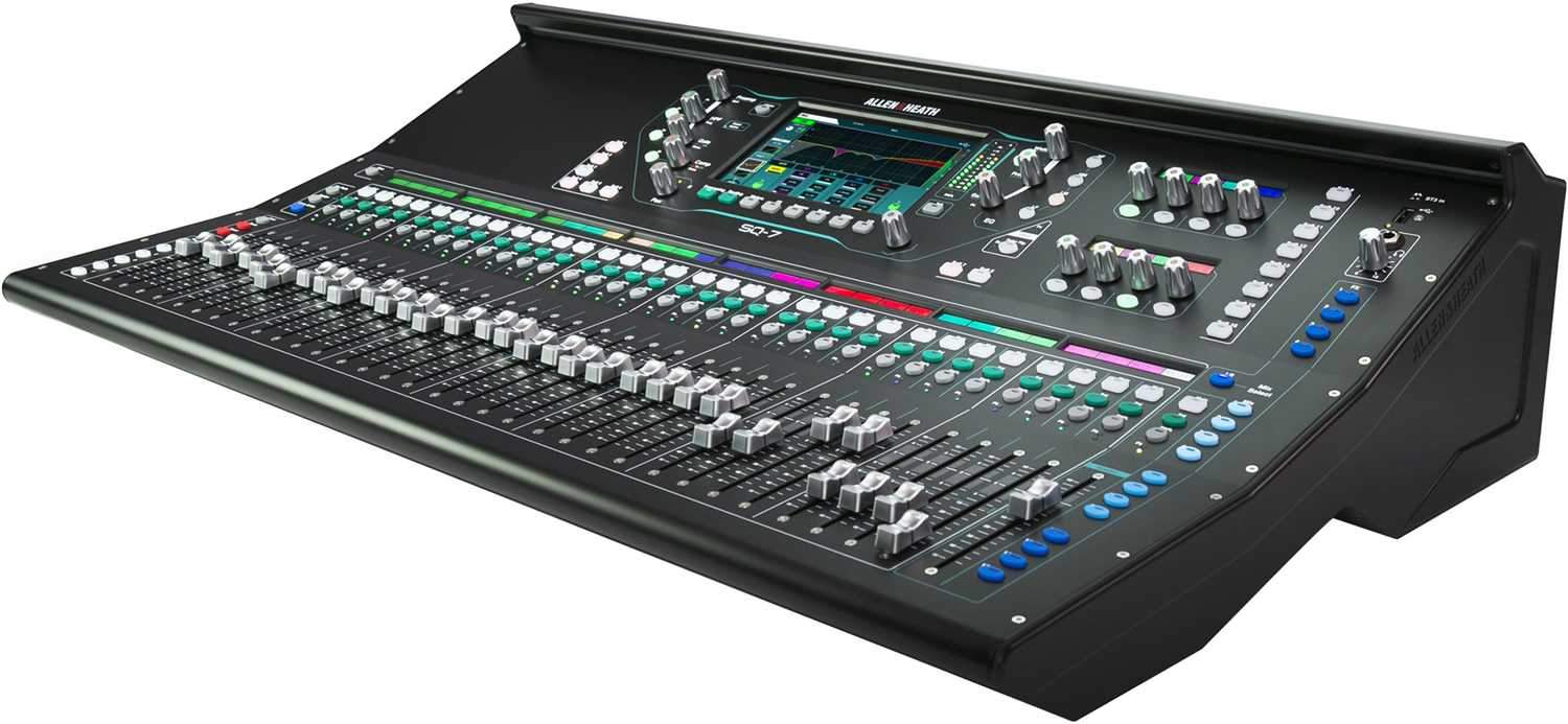 Allen & Heath SQ-7 48-Channel 36-Bus Digital Mixer - PSSL ProSound and Stage Lighting