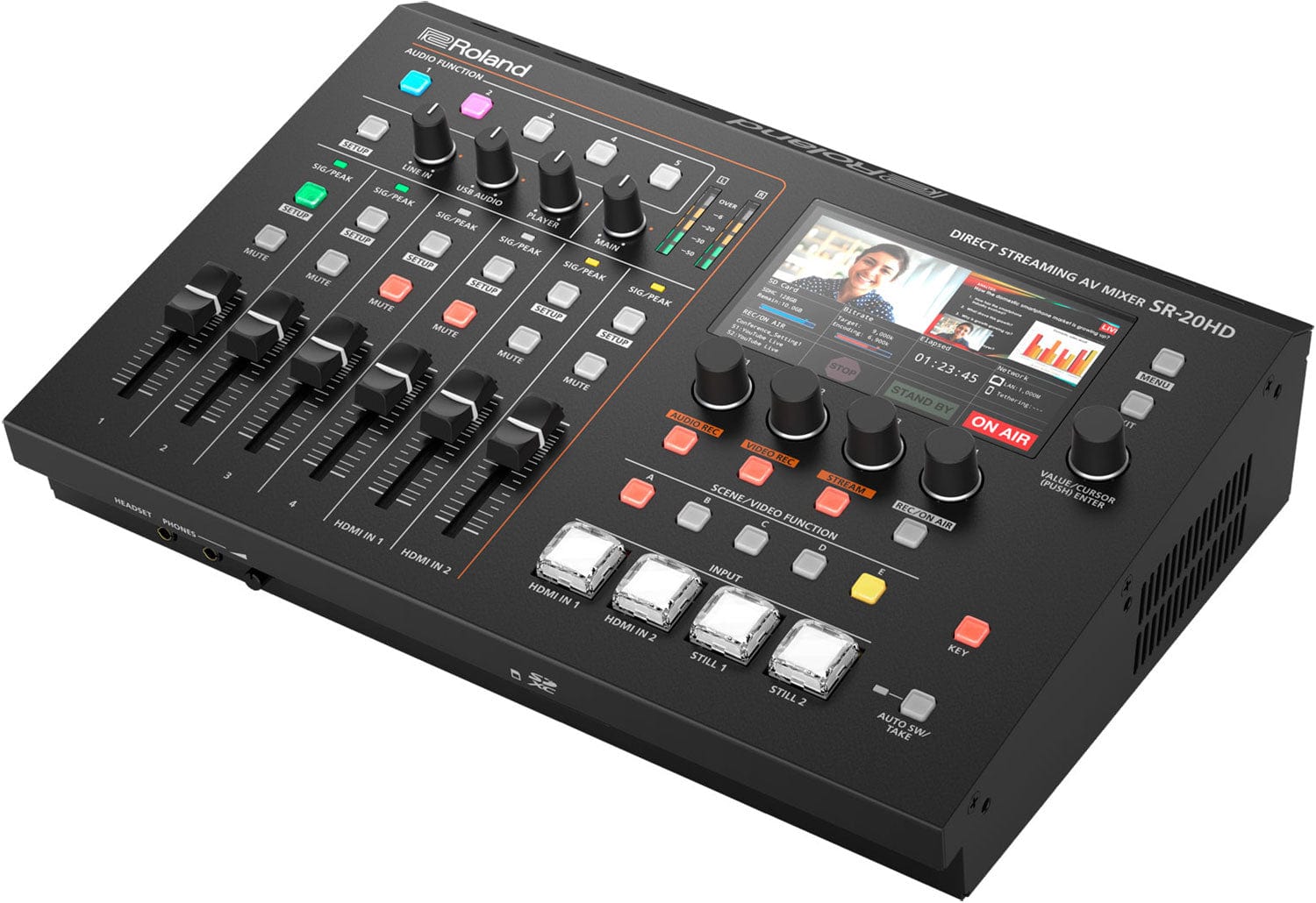 Roland Pro A/V SR-20HD Direct Streaming AV Mixer with