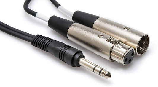 Insert Cable 13.1Ft 1/4 TRS (M) To Dual XLR (M)(F) - PSSL ProSound and Stage Lighting