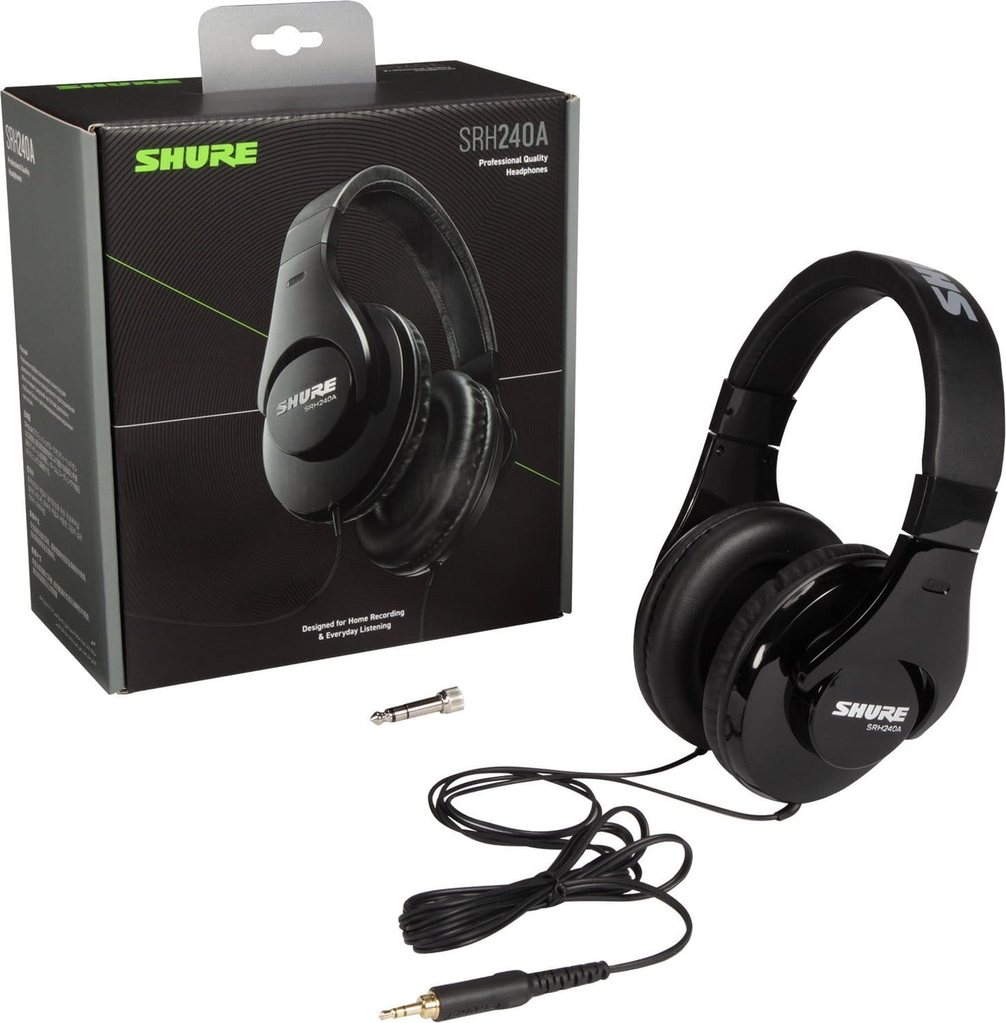 Shure SRH240A Professional Headphones - Black - ProSound and Stage Lighting